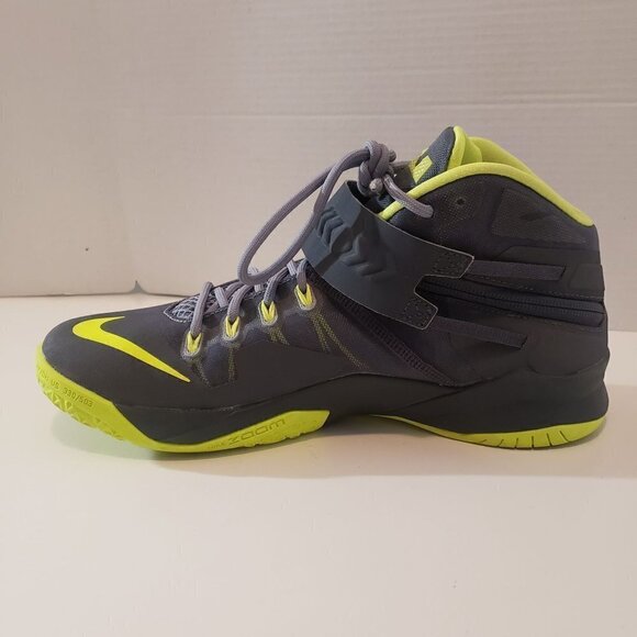 Nike Air Lebron Zoom Soldier VIII Magnet Grey/Volt size 10.5 main image 4